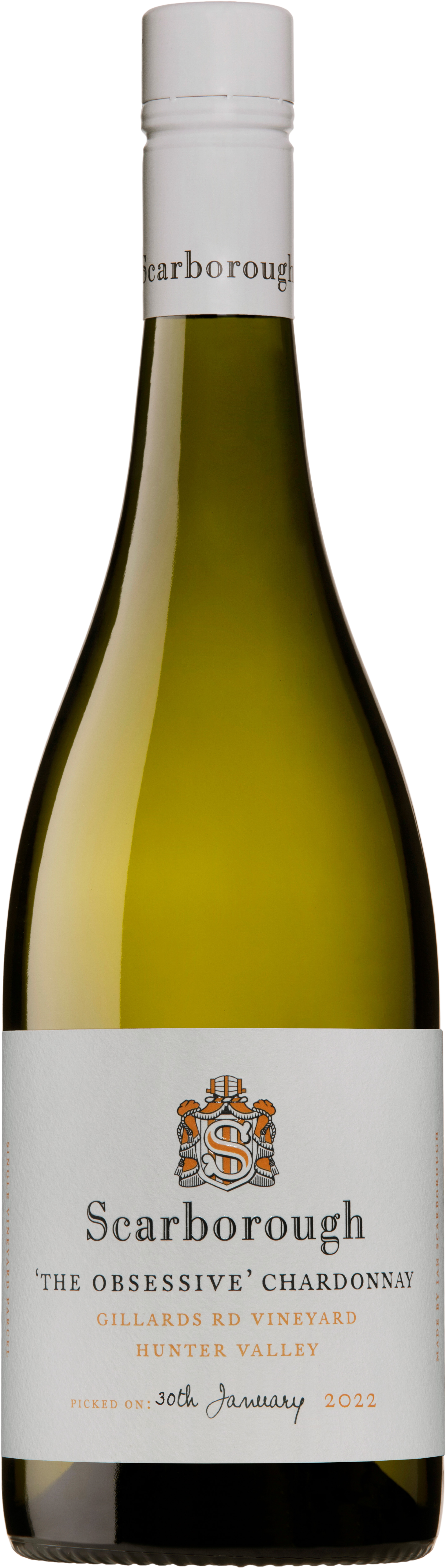 Scarborough Wine Co The Obsessive Gillards Road Vineyard Chardonnay 2022 Hunter Valley